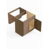 30-in x 24-in x 33-in Ready To Assemble Shaker ADA Sink Base Cabinet, Tan Wood, SB30-ADA-RTA-FR01-TW