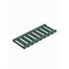 36-in x 12-in x 2-in Stem Glass Holder Wall Cabinet, Green, SGH36-GR