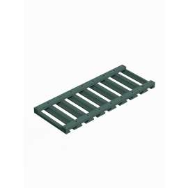 36-in x 12-in x 2-in Stem Glass Holder Wall Cabinet, Green, SGH36-GR