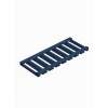 36-in x 12-in x 2-in Stem Glass Holder Wall Cabinet, Navy Blue, SGH36-NB