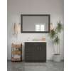 54-in x 34-in Shaker Framed Vanity Mirror, Smokey Grey, VM5434-MR-FR01-SG