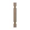 3-in x 3-in x 35-in Square Decorative Leg, Tan Wood, SQDL-TW