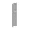 24-in x 91-in Shaker Tall Decorative End Panel, Light Grey, TDEP2496-FR01-LG