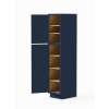 18-in x 24-in x 90-in Ready To Assemble Shaker Two Door Tall Utility Cabinet, Navy Blue, U189024-RTA-FR01-NB