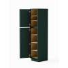 18-in x 24-in x 90-in Ready To Assemble Slim Shaker Two Door Tall Utility Cabinet, Green, U189024-RTA-FR02-GR