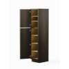 18-in x 24-in x 90-in Ready To Assemble Slim Shaker Two Door Tall Utility Cabinet, Smokey Grey, U189024-RTA-FR02-SG