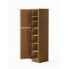 18-in x 24-in x 90-in Ready To Assemble Slim Shaker Two Door Tall Utility Cabinet, Tan Wood, U189024-RTA-FR02-TW