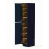 18-in x 24-in x 96-in Ready To Assemble Shaker Two Door Tall Utility Cabinet, Navy Blue, U189624-RTA-FR01-NB