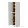 18-in x 24-in x 96-in Ready To Assemble Slim Shaker Two Door Tall Utility Cabinet, White, U189624-RTA-FR02-WH