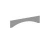 48-in x 1-in x 6-in Remington Valance, Light Grey, VASH48-LG