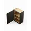 9-in x 12-in x 36-in Ready To Assemble Slim Shaker Single Door Wall Cabinet, Smokey Grey, W0936-RTA-FR02-SG