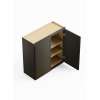 39-in x 12-in x 30-in Ready To Assemble Slim Shaker Double Door Wall Cabinet, Smokey Grey, W3930-RTA-FR02-SG
