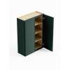 24-in x 12-in x 42-in Ready To Assemble Slim Shaker Double Door Wall Cabinet, Green, W2442-RTA-FR02-GR