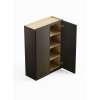24-in x 12-in x 42-in Ready To Assemble Slim Shaker Double Door Wall Cabinet, Smokey Grey, W2442-RTA-FR02-SG