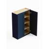 36-in x 12-in x 42-in Ready To Assemble Shaker Double Door Wall Cabinet, Navy Blue, W3642-RTA-FR01-NB
