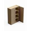 36-in x 12-in x 42-in Ready To Assemble Shaker Double Door Wall Cabinet, Tan Wood, W3642-RTA-FR01-TW