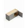 30-in x 12-in x 15-in Ready To Assemble Shaker Wall Cabinet, Light Grey, W3015-RTA-FR01-LG