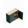 24-in x 12-in x 24-in Ready To Assemble Slim Shaker Wall Cabinet, Green, W2424-RTA-FR02-GR