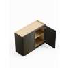 24-in x 12-in x 24-in Ready To Assemble Slim Shaker Wall Cabinet, Smokey Grey, W2424-RTA-FR02-SG