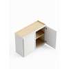 24-in x 12-in x 24-in Ready To Assemble Slim Shaker Wall Cabinet, White, W2424-RTA-FR02-WH