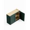 27-in x 12-in x 24-in Ready To Assemble Shaker Wall Cabinet, Green, W2724-RTA-FR01-GR