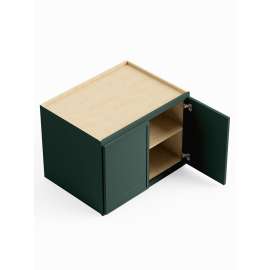 36-in x 24-in x 24-in Ready To Assemble Slim Shaker Refrigerator Wall Cabinet, Green, W362424-RTA-FR02-GR