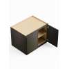 36-in x 24-in x 24-in Ready To Assemble Slim Shaker Refrigerator Wall Cabinet, Smokey Grey, W362424-RTA-FR02-SG