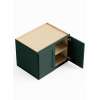 30-in x 24-in x 24-in Ready To Assemble Shaker Refrigerator Wall Cabinet, Green, W302424-RTA-FR01-GR
