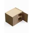 30-in x 24-in x 24-in Ready To Assemble Shaker Refrigerator Wall Cabinet, Tan Wood, W302424-RTA-FR01-TW