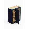 27-in x 12-in x 36-in Ready To Assemble Slim Shaker Blind Wall Cabinet, Navy Blue, WBC2736-RTA-FR02-NB