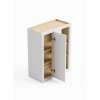 27-in x 12-in x 36-in Ready To Assemble Slim Shaker Blind Wall Cabinet, White, WBC2736-RTA-FR02-WH