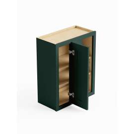 27-in x 12-in x 30-in Ready To Assemble Shaker Blind Wall Cabinet, Green, WBC2730-RTA-FR01-GR