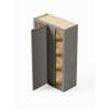 27-in x 12-in x 42-in Ready To Assemble Slim Shaker Blind Wall Cabinet, Light Grey, WBC2742-RTA-FR02-LG