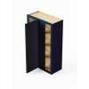 27-in x 12-in x 42-in Ready To Assemble Slim Shaker Blind Wall Cabinet, Navy Blue, WBC2742-RTA-FR02-NB