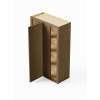 27-in x 12-in x 42-in Ready To Assemble Slim Shaker Blind Wall Cabinet, Tan Wood, WBC2742-RTA-FR02-TW