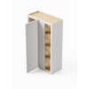 27-in x 12-in x 42-in Ready To Assemble Slim Shaker Blind Wall Cabinet, White, WBC2742-RTA-FR02-WH