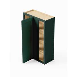 27-in x 12-in x 42-in Ready To Assemble Shaker Blind Wall Cabinet, Green, WBC2742-RTA-FR01-GR