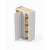 27-in x 12-in x 42-in Ready To Assemble Shaker Blind Wall Cabinet, White, WBC2742-RTA-FR01-WH