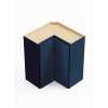 24-in x 12-in x 30-in Ready To Assemble Slim Shaker Easy Reach Wall Cabinet, Navy Blue, WER2430-RTA-FR02-NB