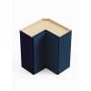 24-in x 12-in x 42-in Ready To Assemble Shaker Easy Reach Wall Cabinet, Navy Blue, WER2442-RTA-FR01-NB