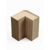 24-in x 12-in x 42-in Ready To Assemble Shaker Easy Reach Wall Cabinet, Tan Wood, WER2442-RTA-FR01-TW