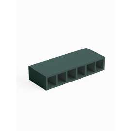 30-in x 12-in x 6-in Ready To Assemble Wine Storage Cubby Wall Cabinet, Green, WWC630-ASM-GR