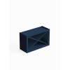 30-in x 12-in x 18-in Ready To Assemble Wine Storage Wall Cabinet, Navy Blue, WXR3018-RTA-FR01-NB
