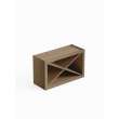 30-in x 12-in x 18-in Ready To Assemble Wine Storage Wall Cabinet, Tan Wood, WXR3018-RTA-FR01-TW