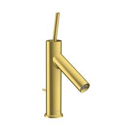 Axor Starck Single-Hole Faucet 90 With Pop-Up Drain, 1.2 Gpm In Brushed Gold Optic, 10111251