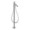 Axor Starck Freestanding Tub Filler Trim With Lever Handle And 1.75 Gpm Handshower In Chrome, 10455001