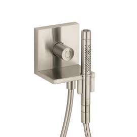 Axor Showersolutions Handshower Module Trim 5" X 5", 2.0 Gpm In Brushed Nickel, 10651821