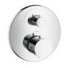 Axor Starck Thermostatic Trim With Volume Control In Chrome, 10700001