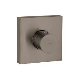 Axor Showersolutions Thermostatic Trim 5" X 5" In Brushed Black Chrome, 10755341