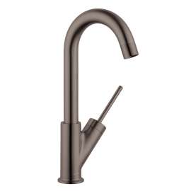 Axor Starck Bar Faucet, 1.5 Gpm In Brushed Black Chrome, 10826341